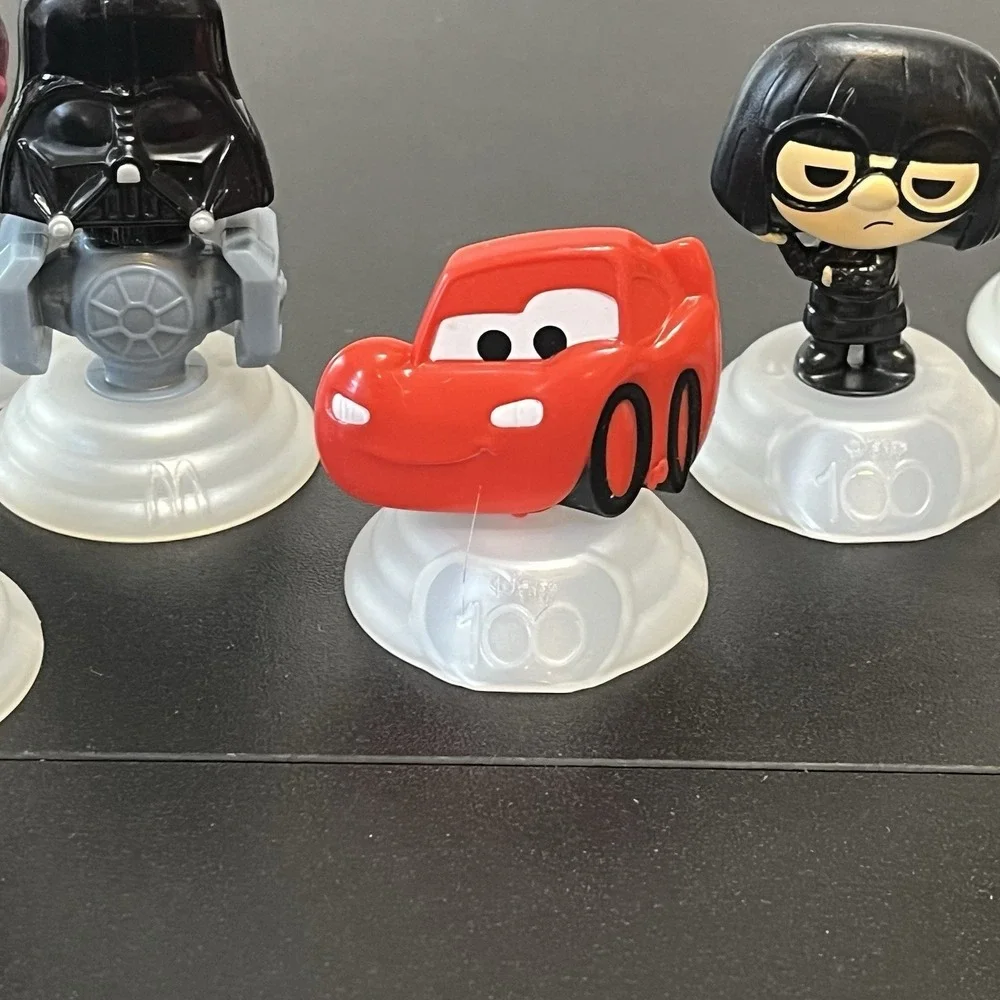 Disney 100th Anniversary 2023 McDonald's Happy Meal Toys Cars Star Wars Lot Of 9